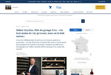 Frigaro article Didier Grychta PDG groupe FRIO
