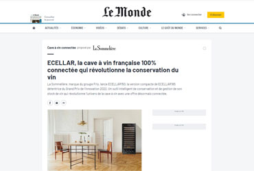 Article Le Monde ECELLAR150 et ECELLAR185