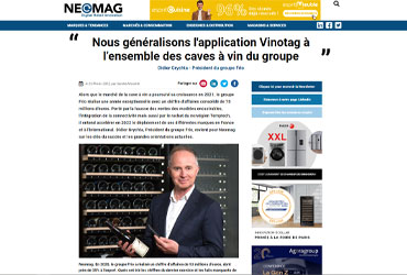 Article neomag Vinotag application